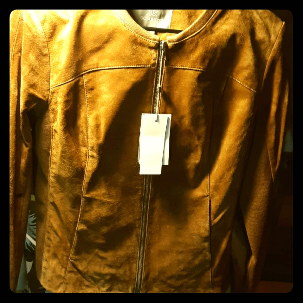 Sofia & Kyo suede Regna jacket